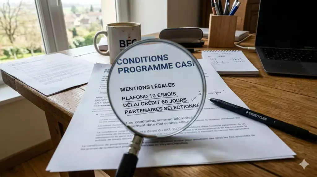 cashback banque en ligne : loupe sur conditions générales du programme de cashback