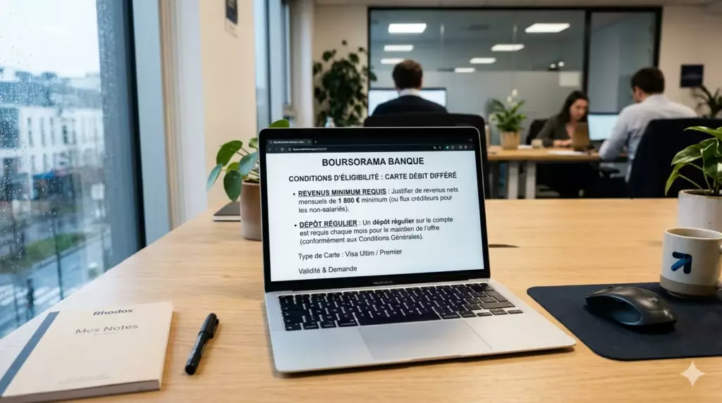 debit immediat ou differe : conditions revenus minimum pour accéder à la carte différé