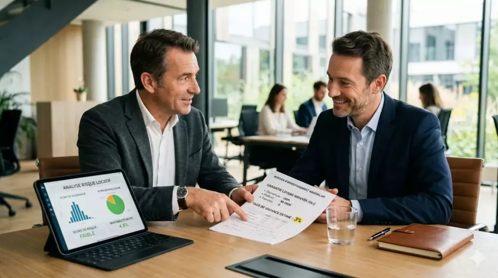 monter dossier credit locatif : réunion banquier investisseur locatif discussion arguments