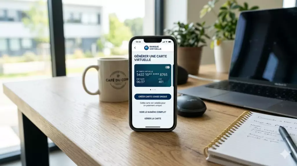 carte bancaire virtuelle securite : achat sur site inconnu avec carte virtuelle usage unique