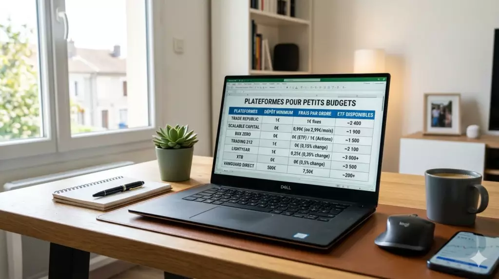 investir petit capital : comparatif plateformes d'investissement accessibles dès 1 euro