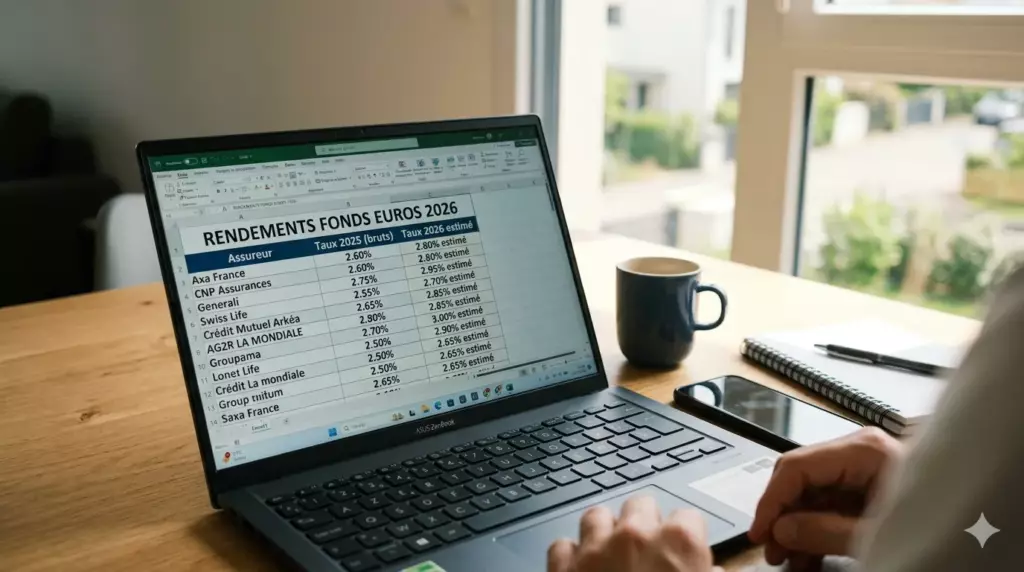 placements capital garanti 2026 : tableau comparatif rendements fonds euros assureurs 2026