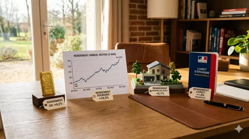 proteger epargne inflation : portefeuille diversifié avec immobilier or et actions