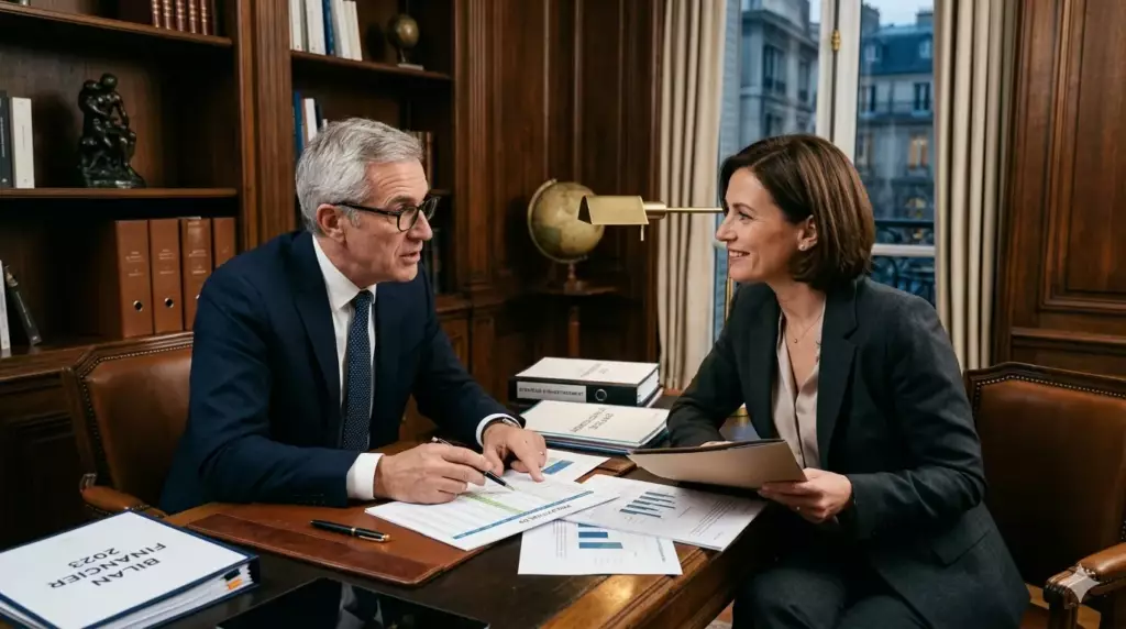 banque pro vs banque traditionnelle entreprise : un conseiller bancaire discutant crédit avec un entrepreneur
