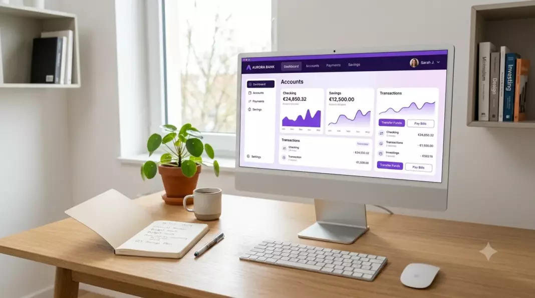 qonto avis 2026 : écran d'ordinateur affichant le dashboard de Qonto