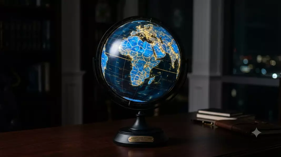 ETF monde PEA 2026 : carte du monde avec les principales économies mises en valeur
